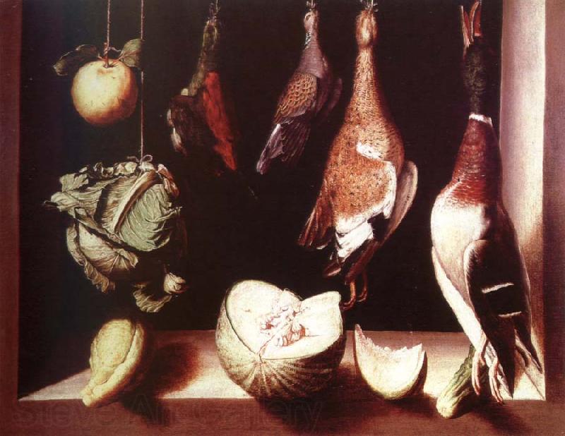 Juan Sanchez-Cotan still life with game fowl Norge oil painting art